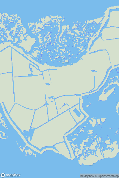 Thumbnail image for Horsey Island [Central and Eastern England] showing contour plot for surrounding peak